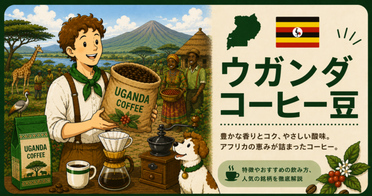 ウガンダコーヒーとは？味の特徴・代表的な産地・ロブスタとアラビカの違いを解説
