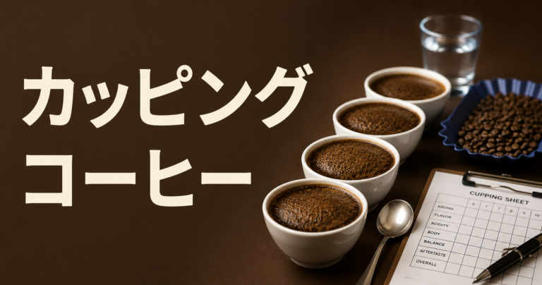 カッピングコーヒーとは？味の評価方法と自宅でのやり方