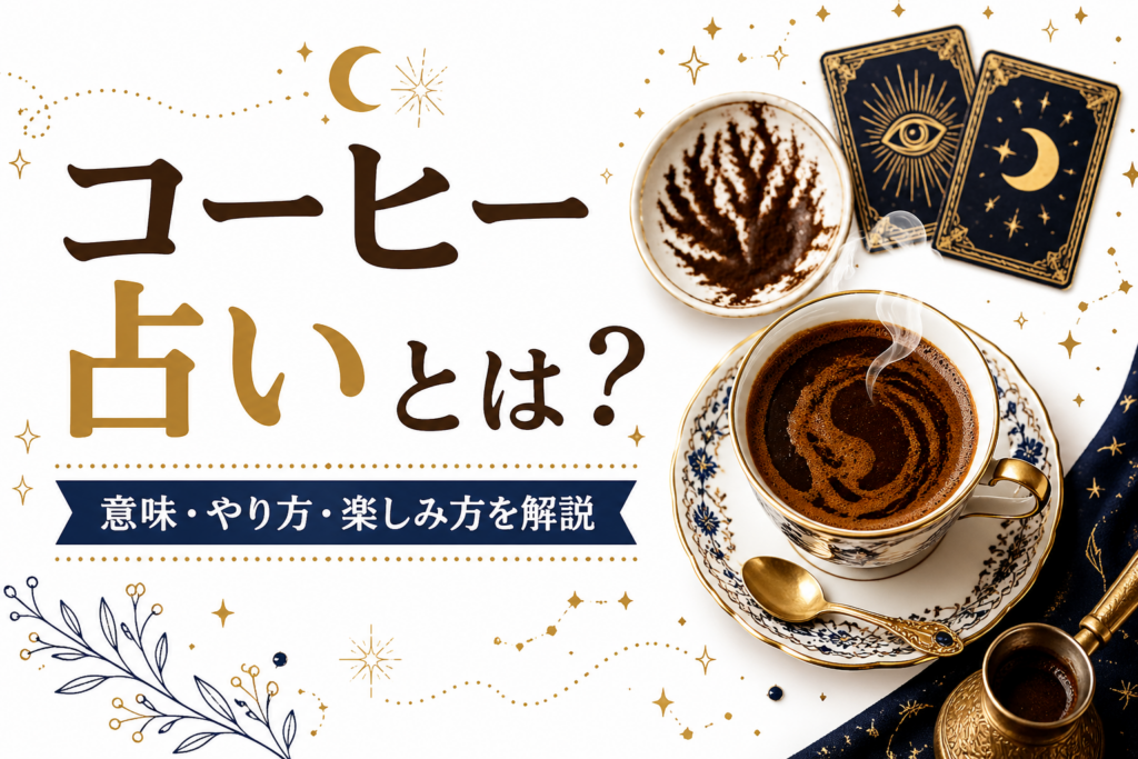 コーヒー占いとは？飲んだ後に楽しむ不思議な占術の意味・やり方・楽しみ方を徹底解説