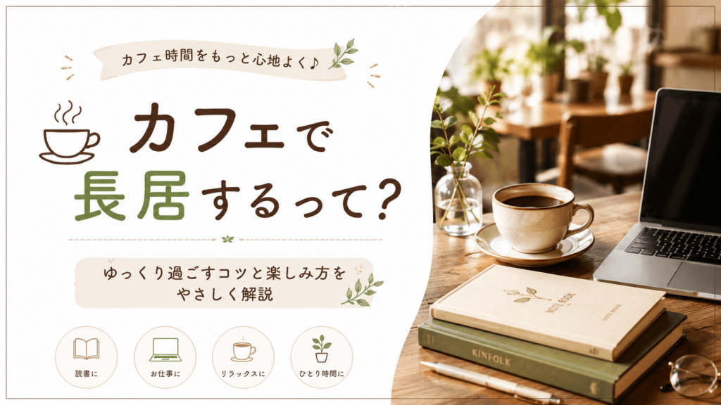 カフェで長居するのは迷惑？快適に過ごすコツをやさしく解説