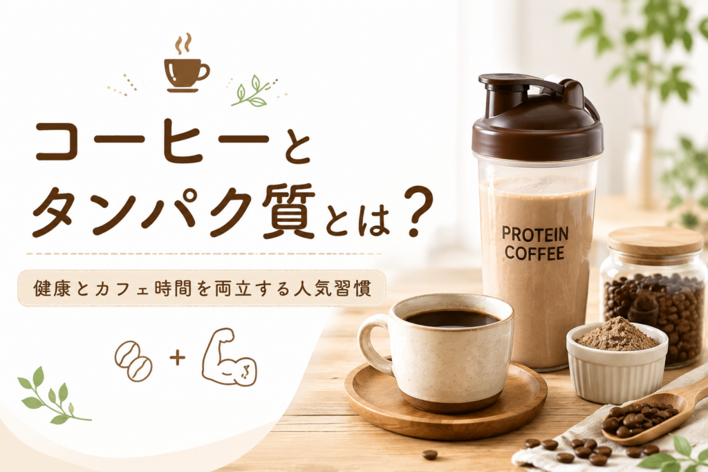 コーヒーとタンパク質の関係とは？筋トレや健康に人気の理由をやさしく解説