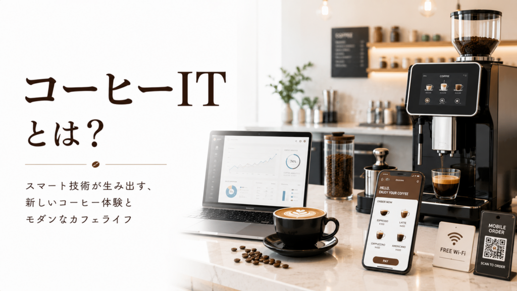 コーヒーとITの関係とは？最新カフェ技術やスマートコーヒー時代を初心者向けに解説