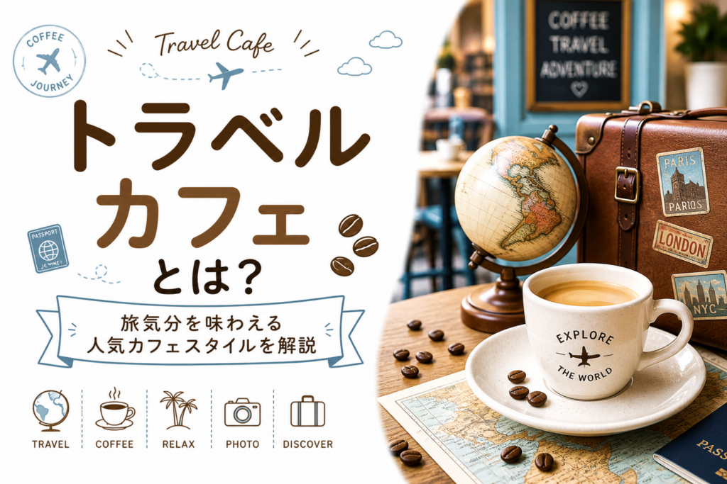 トラベルカフェとは？旅気分を味わえる人気カフェスタイルを解説