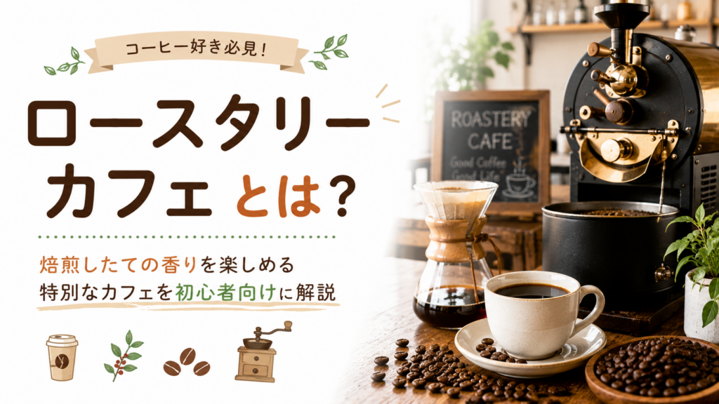 ロースタリーカフェとは？普通のカフェとの違いや魅力を初心者向けにわかりやすく解説