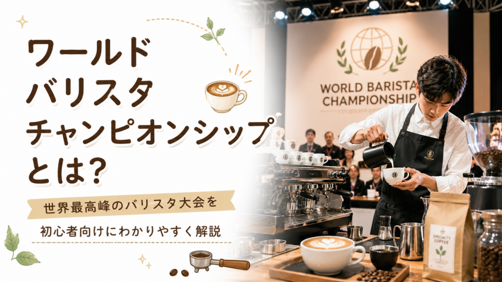 ワールドバリスタチャンピオンシップとは？世界最高峰のコーヒー大会を初心者向けに解説