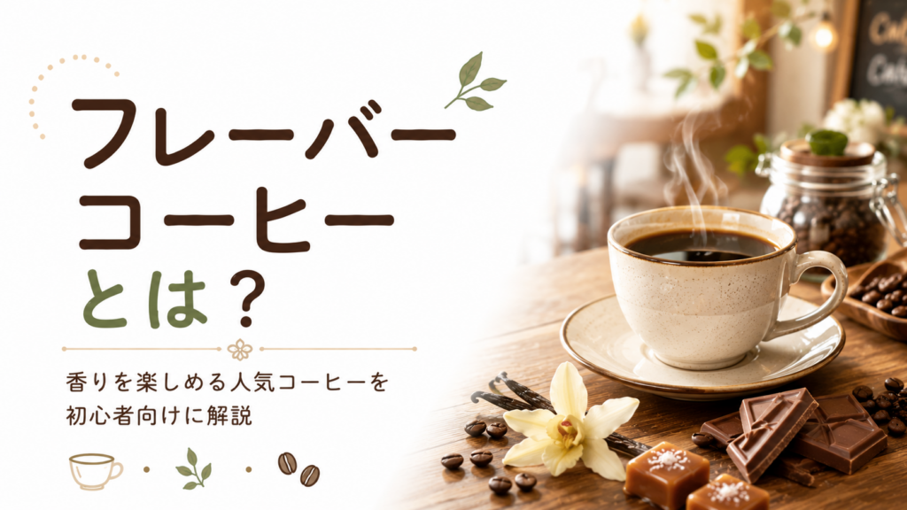 フレーバーコーヒーとは？香りを楽しむ人気コーヒーを初心者向けに解説