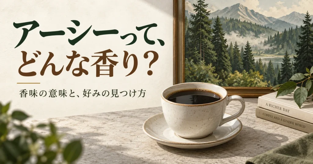 コーヒーのアーシーとは？土っぽい香味の意味とカビ臭を疑うときの対応