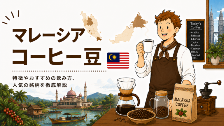 マレーシアコーヒーとは？味の特徴・産地・おすすめの飲み方をわかりやすく解説