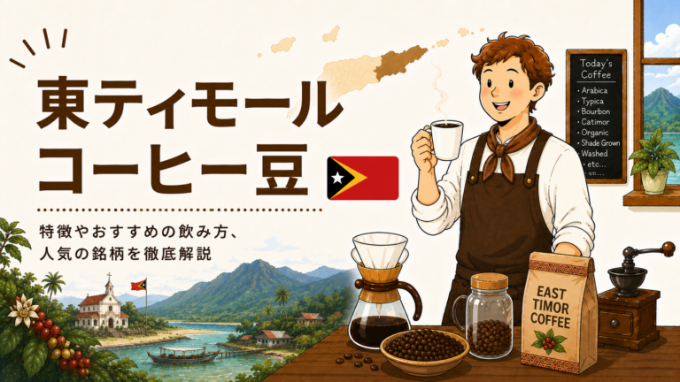 東ティモールコーヒーとは？味の特徴・産地・おすすめの飲み方をわかりやすく解説