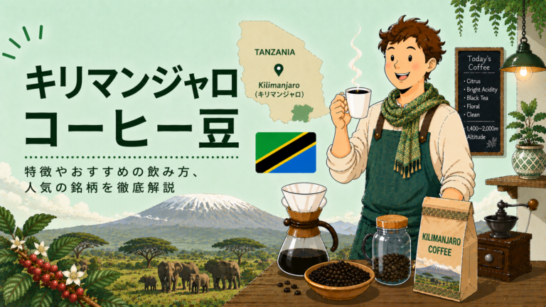 キリマンジャロコーヒーとは？味の特徴・産地・等級・おすすめの飲み方を解説
