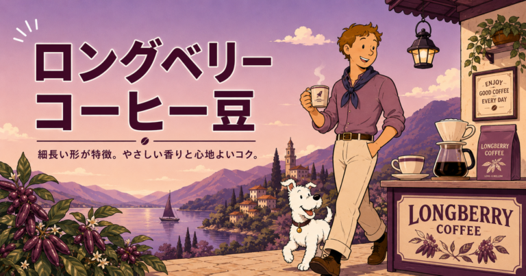 ロングベリーとは？コーヒー豆の特徴・味わい・選び方をわかりやすく解説