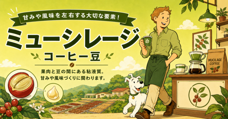 ミューシレージとは？コーヒー精製に関わる粘液質の役割・味への影響をわかりやすく解説