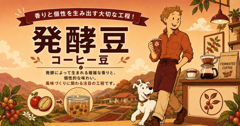 発酵豆とは？コーヒーの発酵プロセス・味わい・選び方をわかりやすく解説
