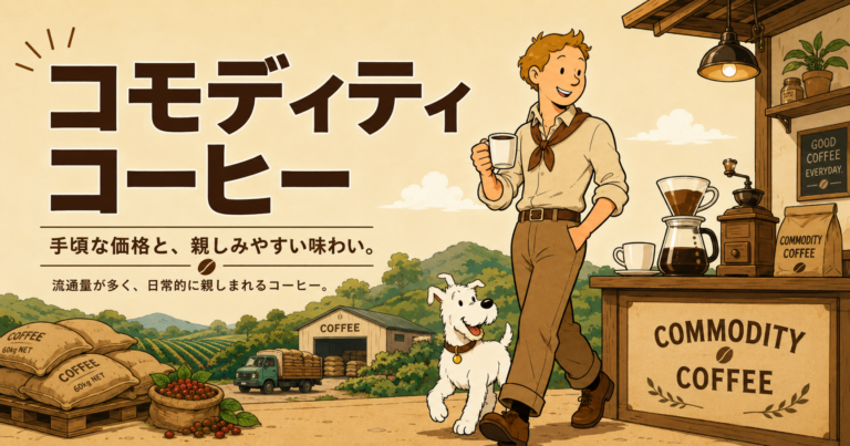 コモディティコーヒーとは？スペシャルティとの違い・価格・選び方を解説