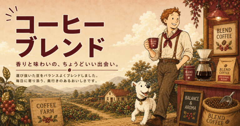 コーヒーブレンドとは？特徴・メリット・選び方をわかりやすく解説
