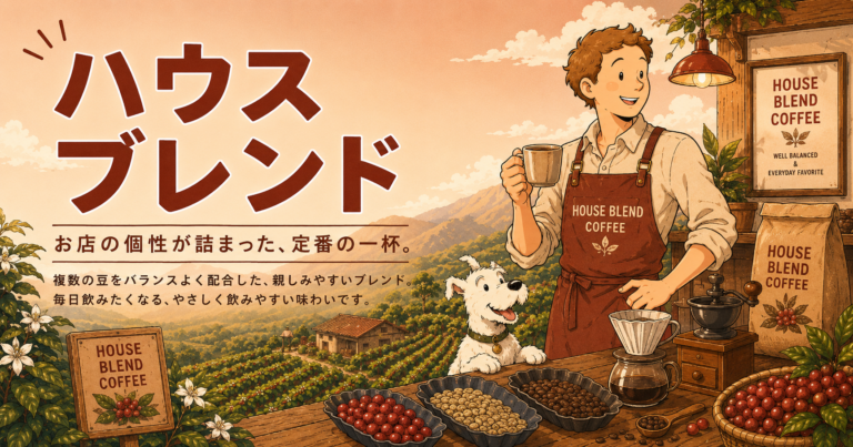 ハウスブレンドとは？ブレンドコーヒーの意味・味わい・選び方を解説