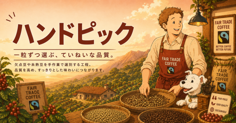 ハンドピックとは？コーヒー豆の選別と味への影響をわかりやすく解説