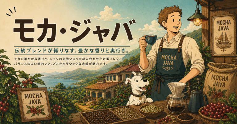 モカ・ジャバとは？世界最古級ブレンドの特徴と味わいを解説