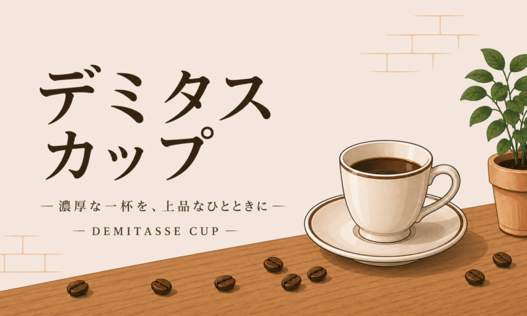 デミタスとは？小さなカップで楽しむ濃厚なコーヒーをやさしく解説