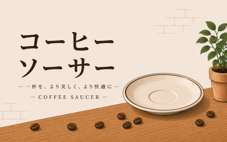 コーヒーソーサーとは？役割や種類、選び方をわかりやすく解説