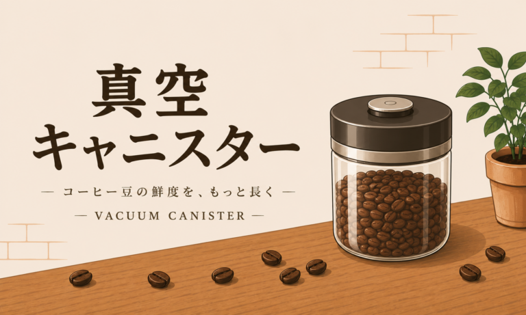 真空キャニスターとは？コーヒー豆の酸化を抑える保存容器の選び方