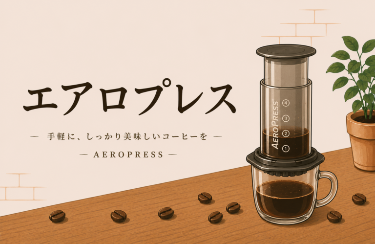 エアロプレスとは？特徴や使い方、味わいの違いをわかりやすく解説