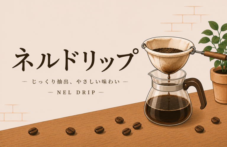 ネルドリップとは？特徴や使い方、味わいの違いをわかりやすく解説