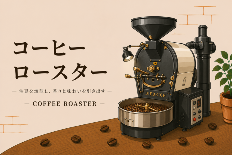 コーヒーロースターとは？焙煎機との違いや選び方、家庭用・業務用の特徴をわかりやすく解説