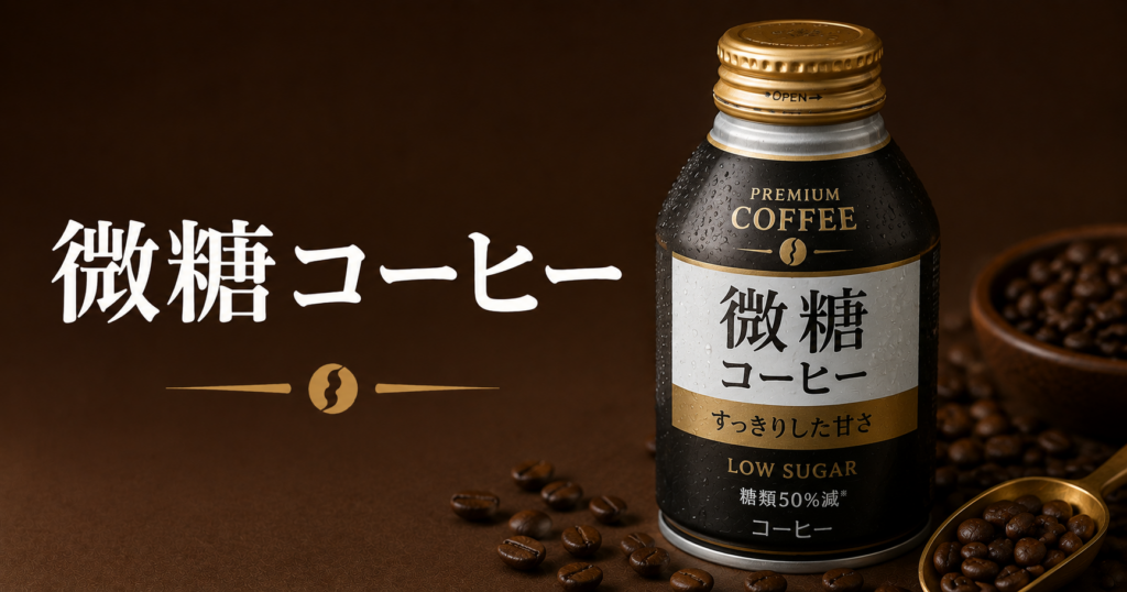 微糖コーヒーとは？甘さ控えめで飲みやすいコーヒー飲料を解説