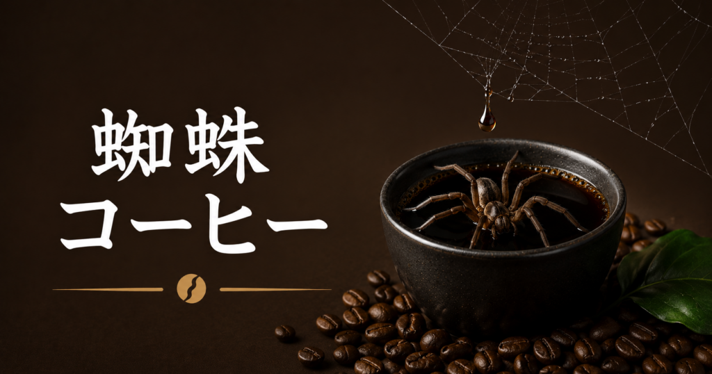 蜘蛛とコーヒーの関係とは？有名な“蜘蛛の巣実験”をわかりやすく解説