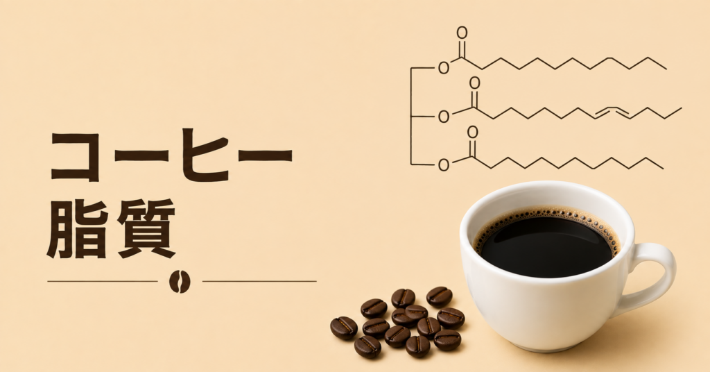 コーヒーの脂質とは？油分・コク・香りへの影響をやさしく解説