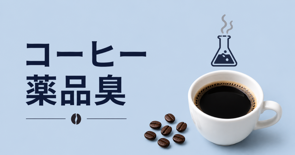 コーヒーが薬品臭いのはなぜ？原因と見分け方・対処法をやさしく解説