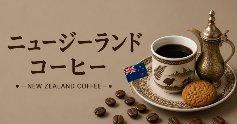 ニュージーランドコーヒーとは？フラットホワイトとカフェ文化、味わいの特徴を解説