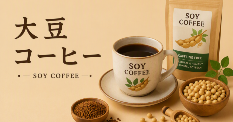 大豆コーヒーとは？特徴・味わい・作り方をわかりやすく解説