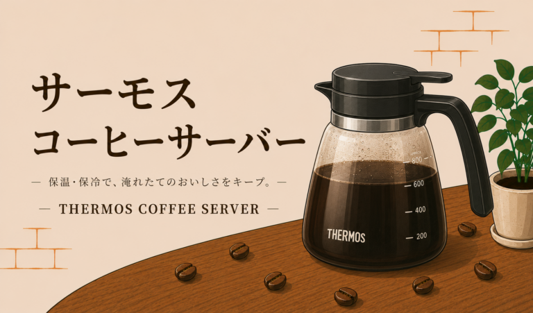 サーモス コーヒーサーバーとは？特徴や使い方、選び方を初心者にもわかりやすく解説