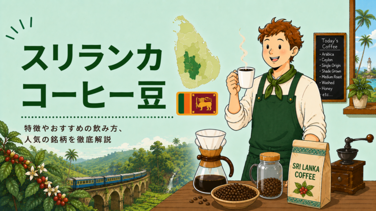 スリランカコーヒーとは？味の特徴・歴史・産地・初心者向けの選び方を解説