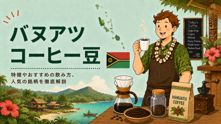 バヌアツコーヒーとは？味の特徴・産地・おすすめの飲み方をわかりやすく解説
