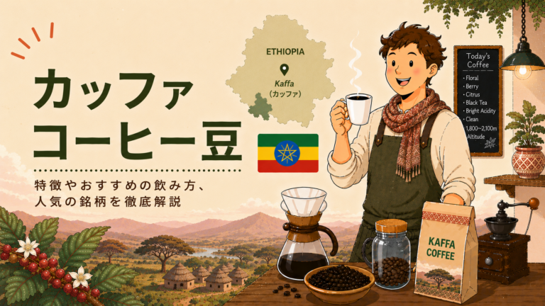 カッファコーヒーとは？味の特徴・産地・おすすめの飲み方をわかりやすく解説