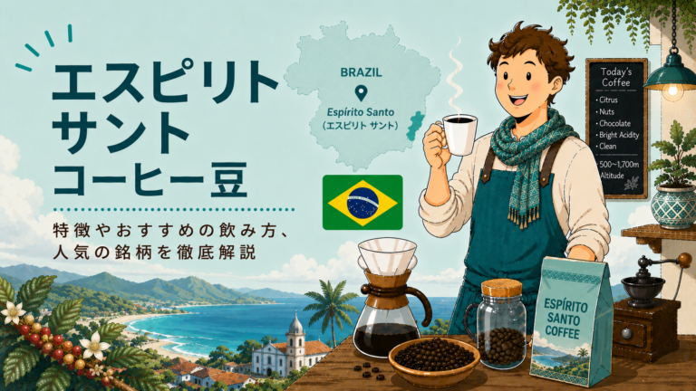 エスピリト・サントコーヒーとは？味の特徴・産地・おすすめの飲み方をわかりやすく解説