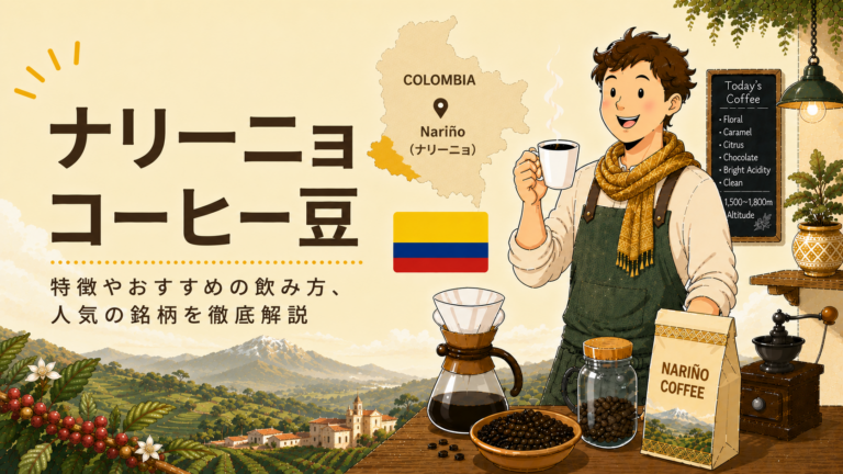 ナリーニョコーヒーとは？味の特徴・産地・品種・おすすめの飲み方を解説