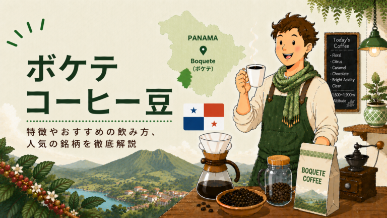 ボケテコーヒーとは？味の特徴・産地の魅力・おすすめの飲み方をわかりやすく解説