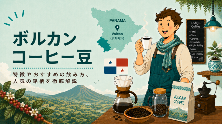 ボルカンコーヒーとは？味の特徴・産地・品種・おすすめの飲み方を解説
