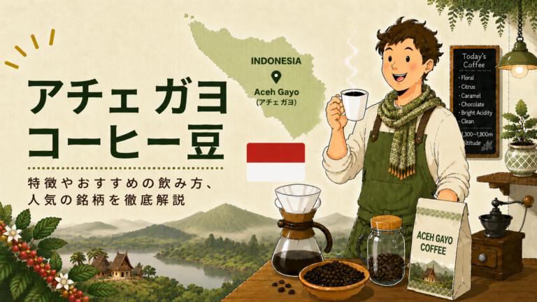 アチェ・ガヨコーヒーとは？味の特徴・産地・おすすめの飲み方をわかりやすく解説
