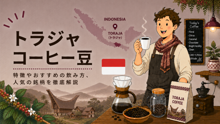 トラジャコーヒーとは？味の特徴・産地・歴史・おすすめの飲み方を解説