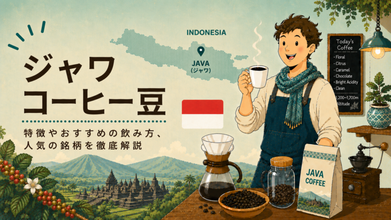 ジャワコーヒーとは？味の特徴・産地・歴史・マンデリンとの違いを解説