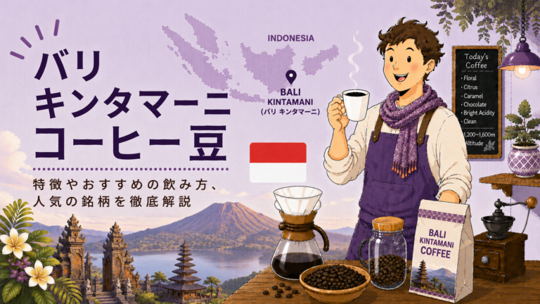 バリ・キンタマーニコーヒーとは？味の特徴・産地・おすすめの飲み方をわかりやすく解説