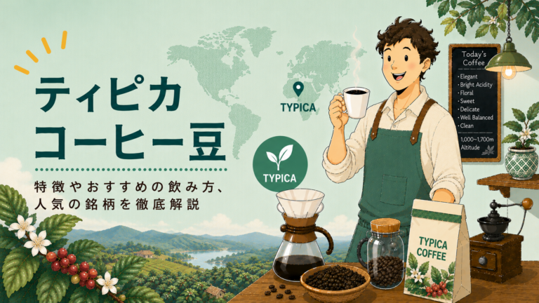 ティピカコーヒーとは？味の特徴・品種の歴史・おすすめの飲み方をわかりやすく解説