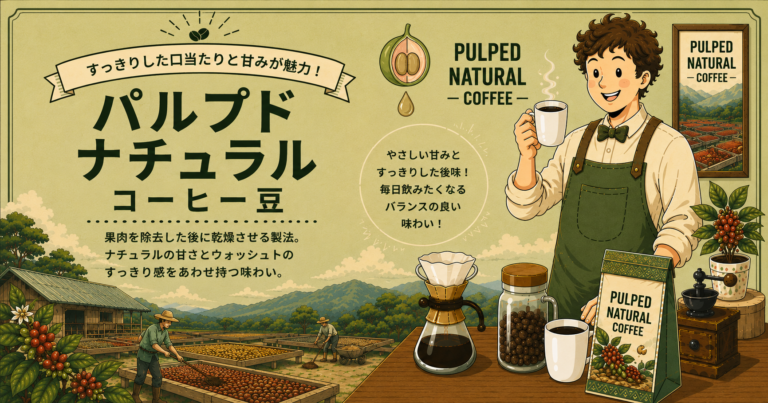 パルプドナチュラルとは？味の特徴・精製方法・ハニー精製との違いを解説