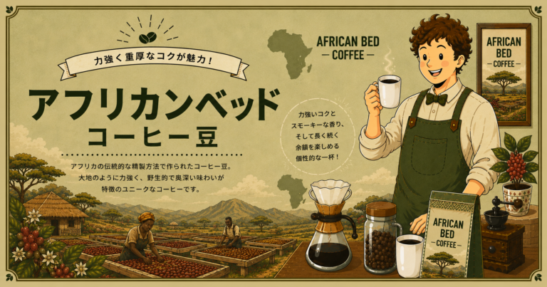 アフリカンベッドとは？コーヒー乾燥方法の特徴・味わいへの影響・メリットをわかりやすく解説