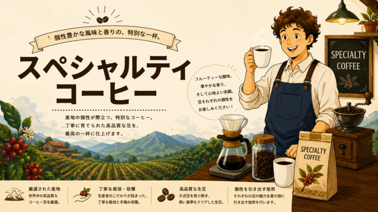 スペシャルティコーヒーとは？意味・特徴・選び方・おいしい飲み方をわかりやすく解説